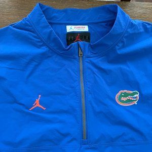 Air Jordan Nike Blue Jacket with Orange Logo Florida Gators